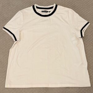 Calvin Klein Jeans white/black T-Shirt